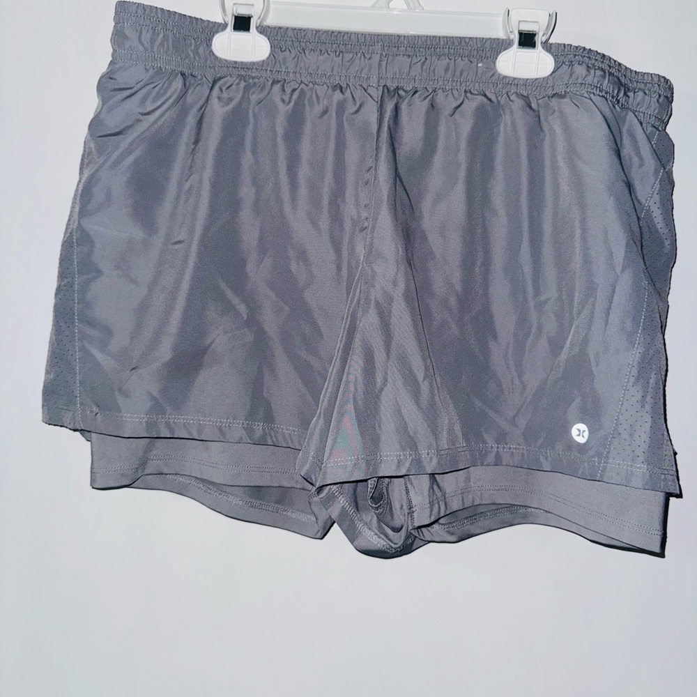 RBX Men's Silver Athletic Shorts